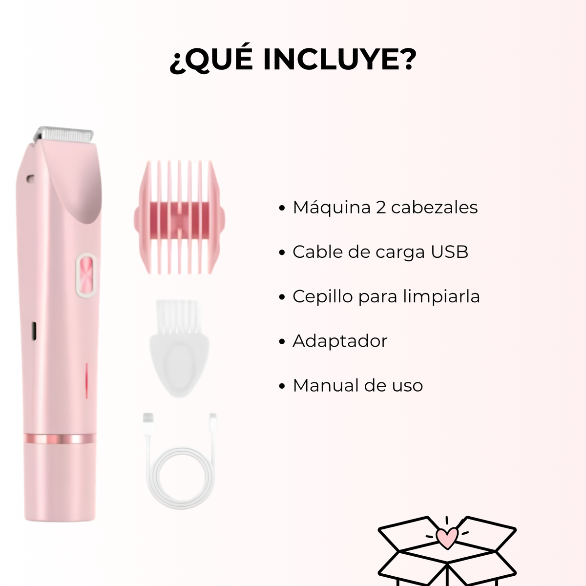 Solania™ Rasuradora 2 en 1 Rostro y Cuerpo